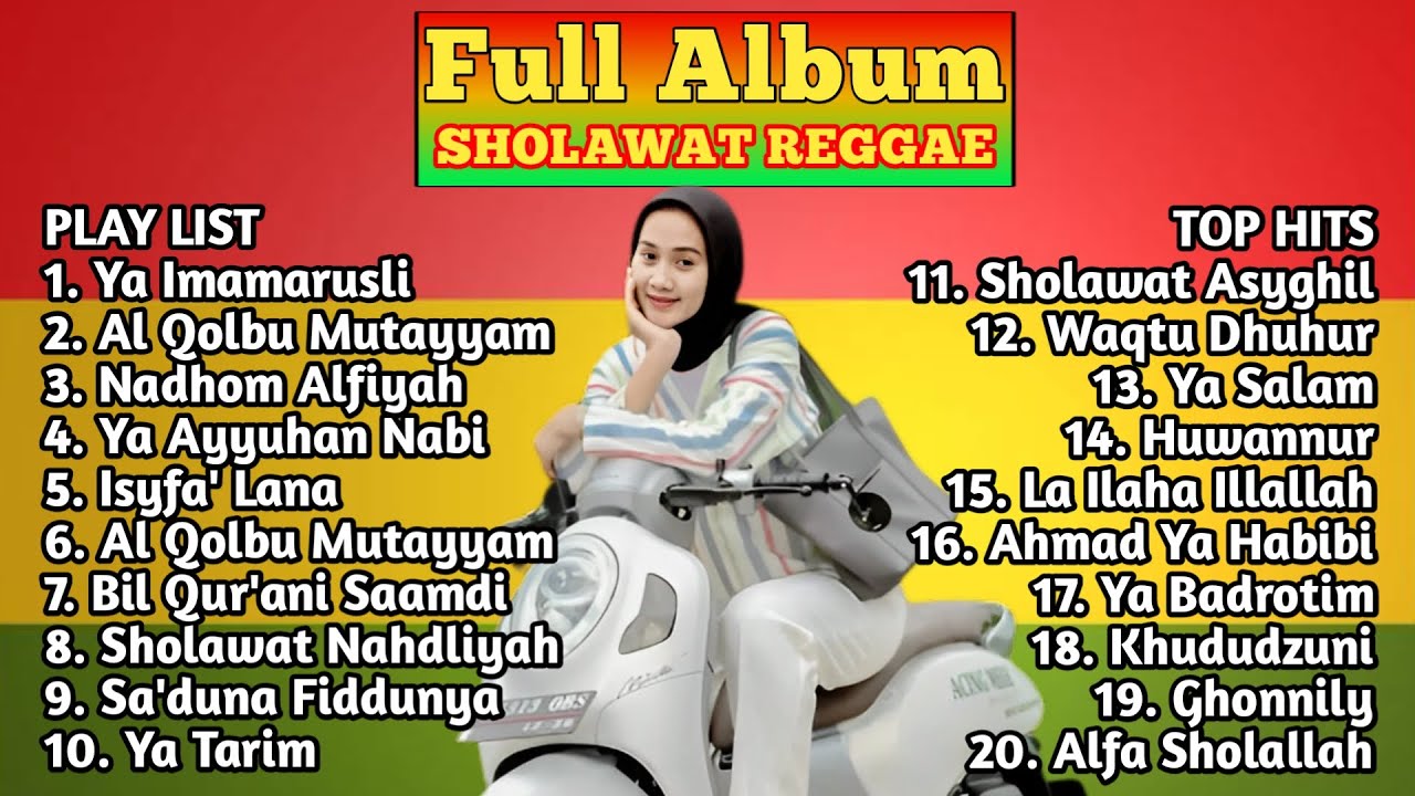 Sholawat Merdu Versi Reggae Ska Full Album Terbaru 2024 - Sholawat Merdu Bikin Hati Tenang Dan Damai