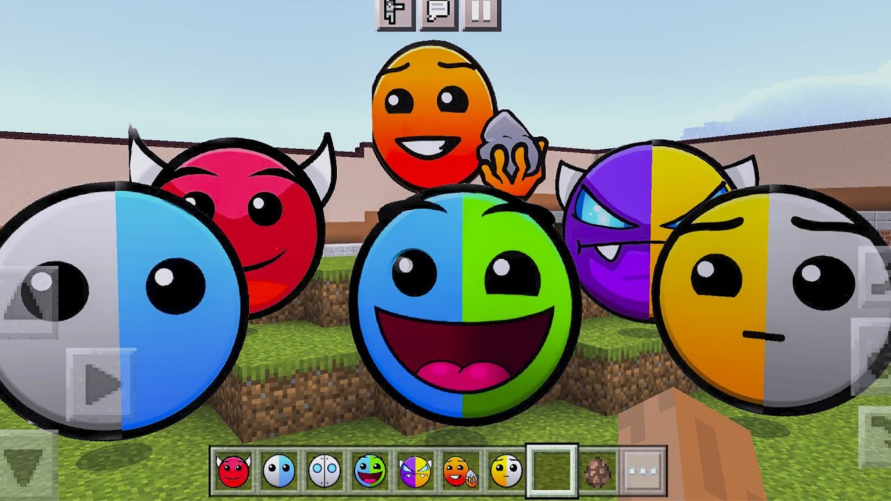 NEW MIXED FIRE IN THE HOLE vs Pibby Glitch UPDATE Geometry Dash Lobotomy Faces in Minecraft PE