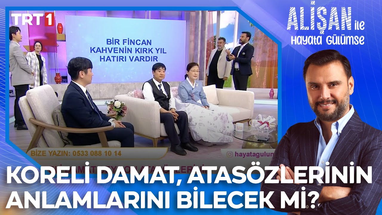 Koreli damat, atasözlerinin anlamlarını bilebilecek mi? | @AlisanileHayataGulumseTRT