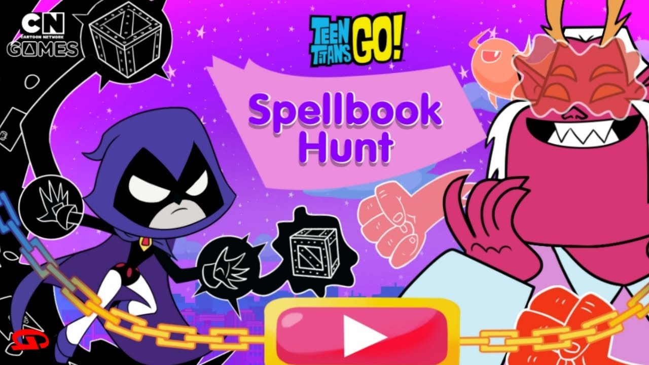 Teen Titans Go! Spellbook Hunt - Raven Saves the Titans | Cartoon Network | How to Play