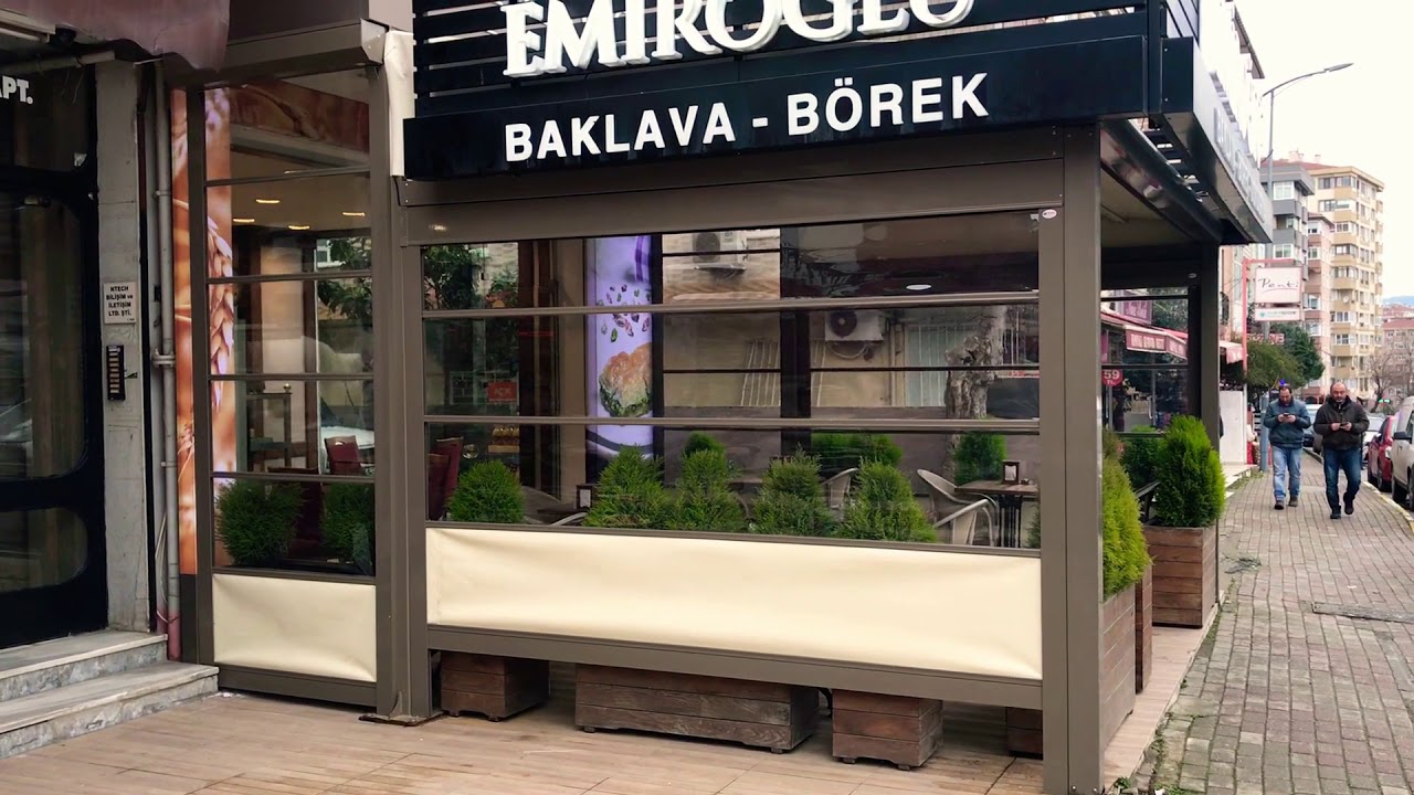 Otomatik motorlu şeffaf branda kapama