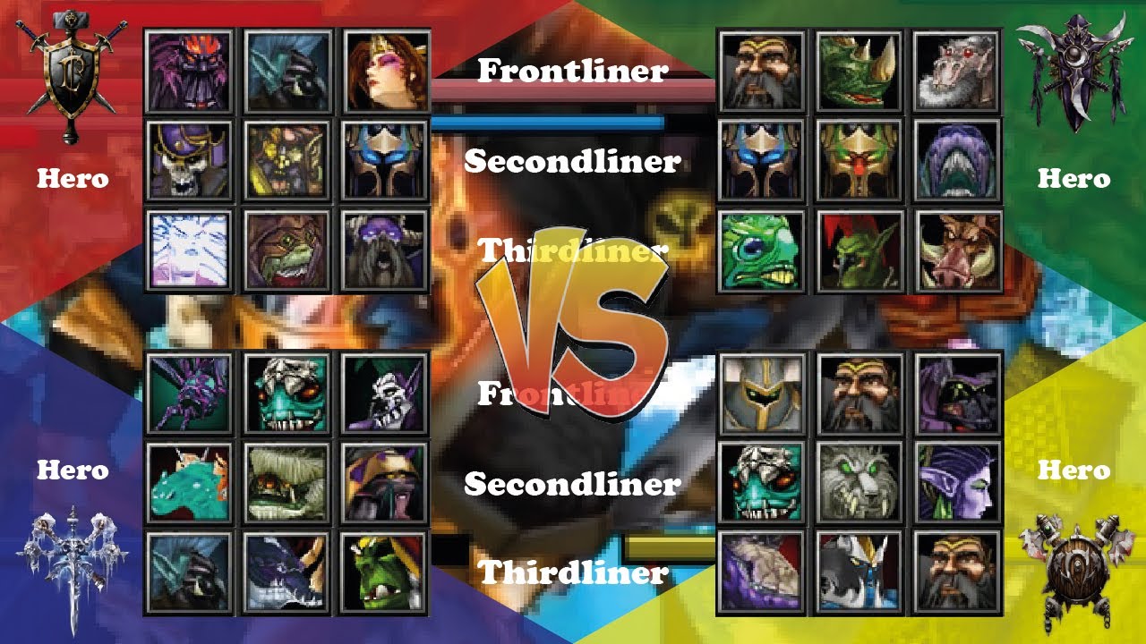 【小黄】PSG Red vs BMF Yellow vs SRI Blue vs HRM Green (AllFullGrade +60000 Gold & Warten & 300) Classic