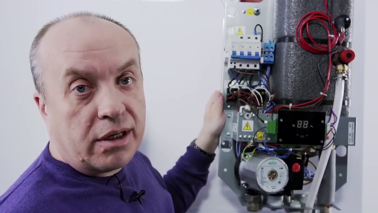 Видеообзор  электрического котла Bosch Tronic Heat 3500