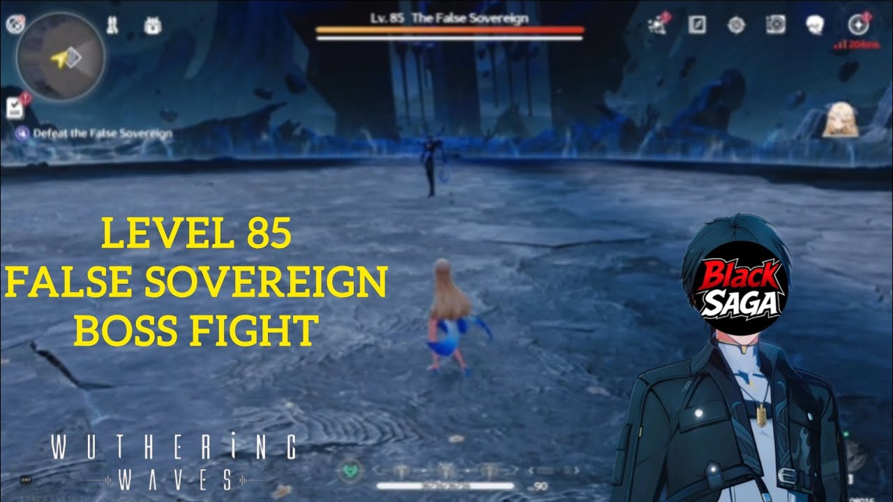 Wuthering Waves  Level 85 False Sovereign Boss Fight Full Battle Guide 