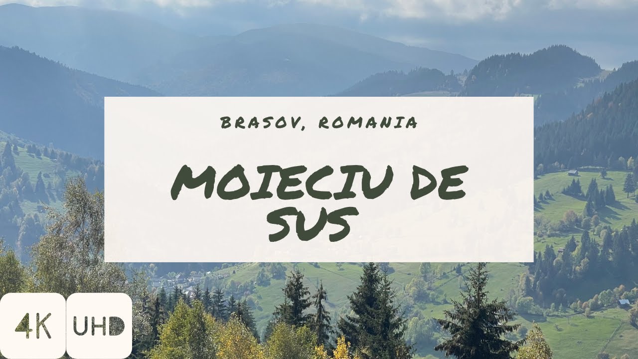 WalkIn MOIECIU DE SUS | BRASOV | ROMANIA | 4K HDR Walking Tour
