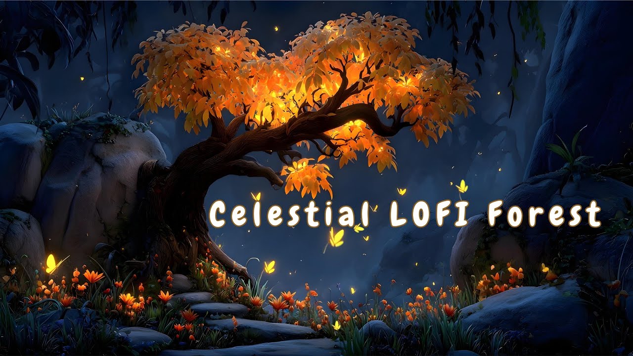 1 Hour of Celestial Fantasy Forest Music | Dreamwood Vibes &mdash; Peaceful Lofi for Relaxation & Sleep