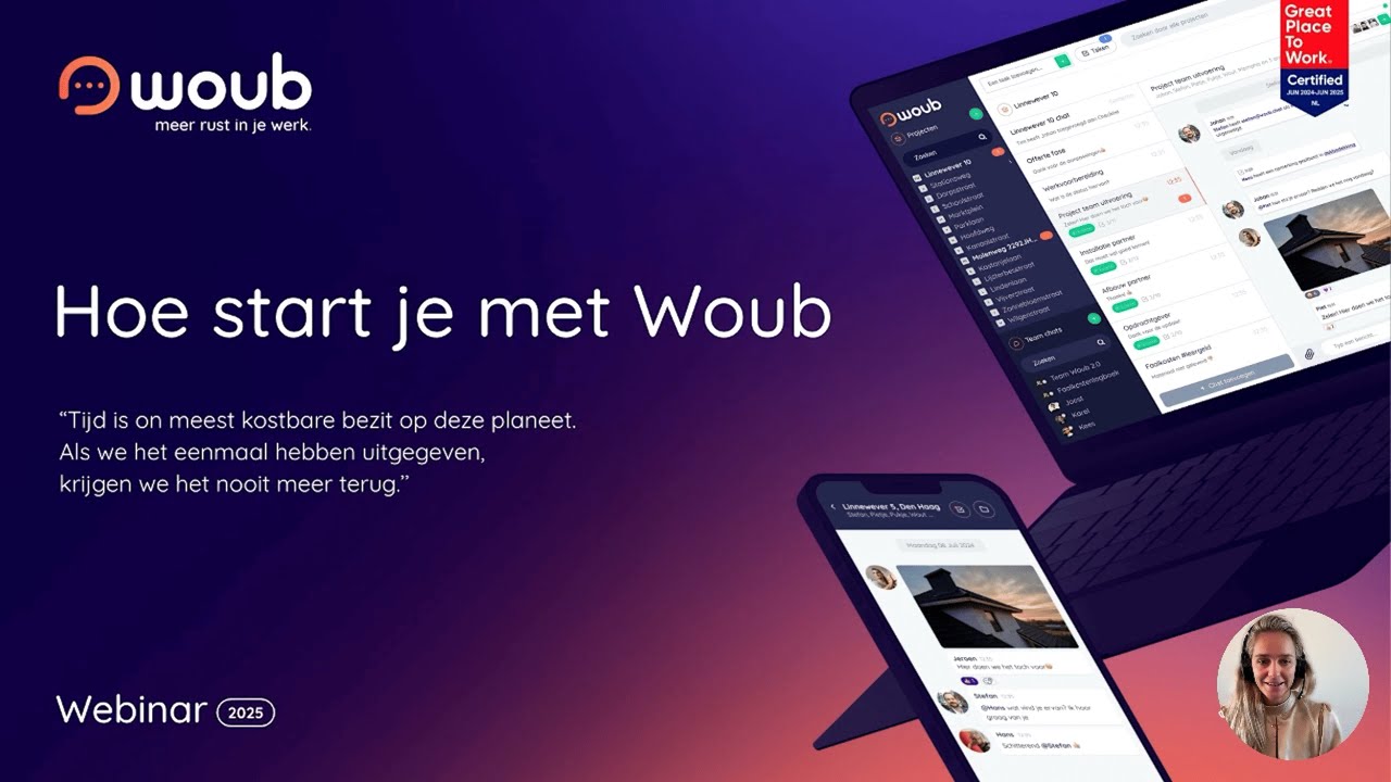 Starten met Woub | Slim aan de slag met taken, teams en projecten