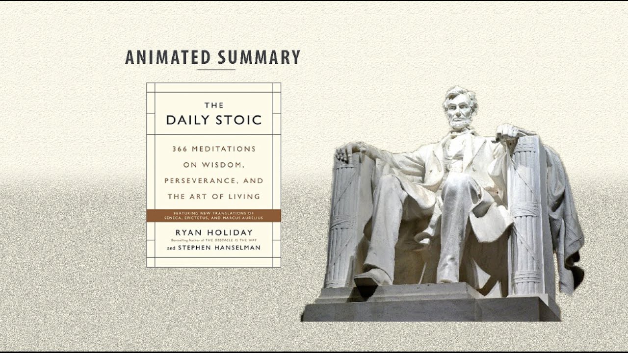 The Daily Stoic, By Ryan Holiday | Animated Summary | What Is Stoicism?