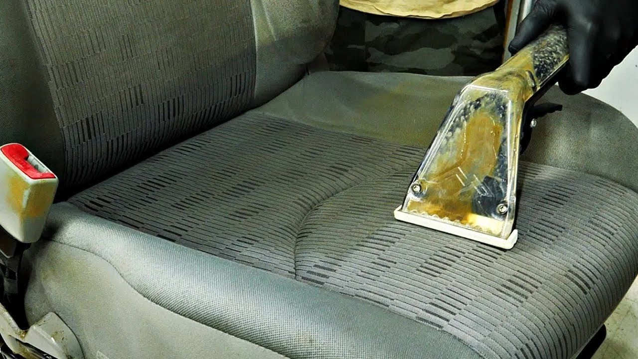 Nasty Car Carpet Extraction |ASMR No Music Auto Detailing