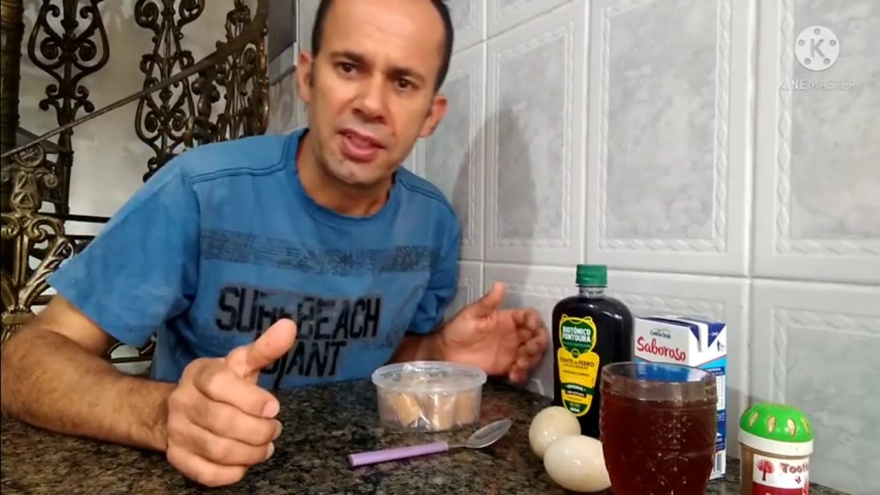 GEMADA TRADICIONAL COM OVO DE PATA E BIOTÔNICO.