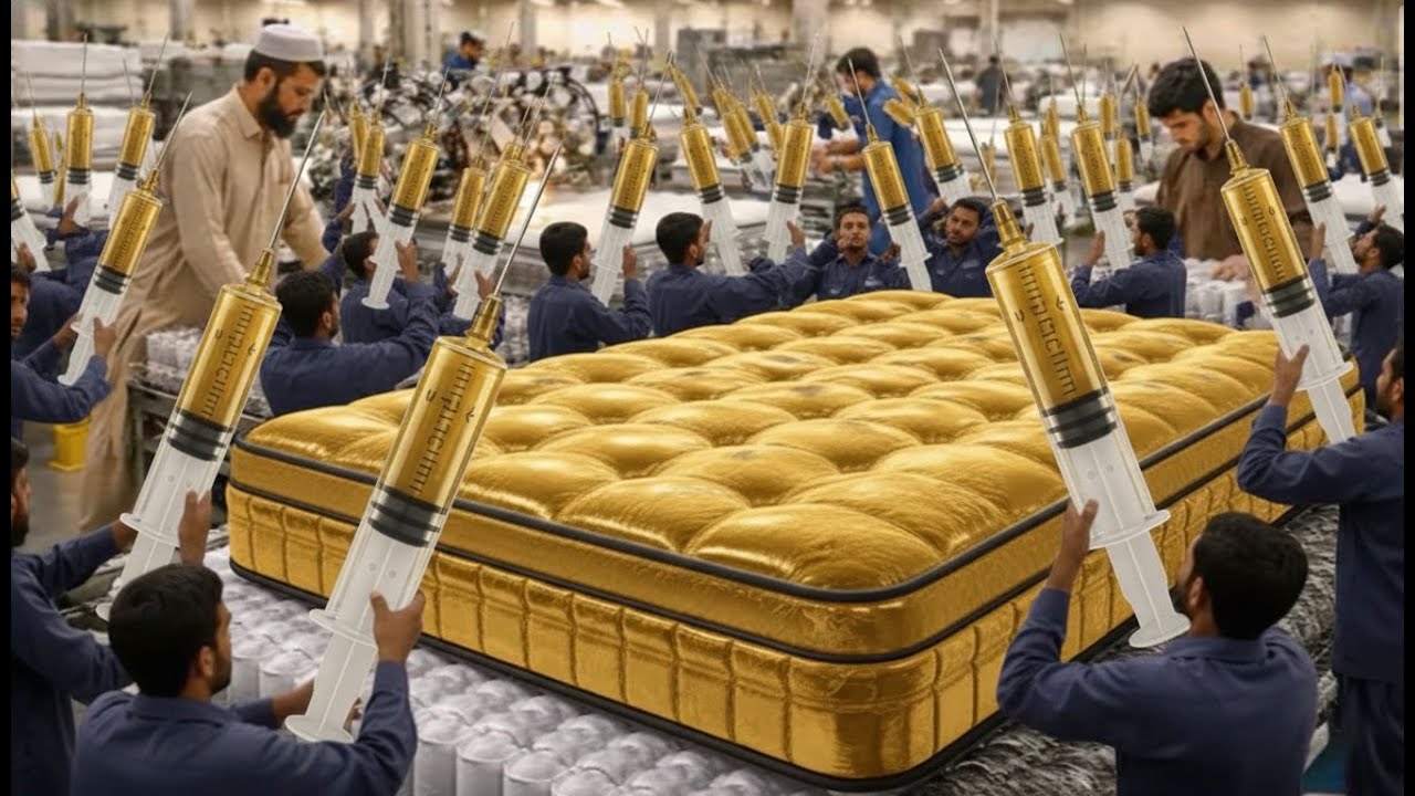 Inside the $10,000 Gold Mattress Factory: Handcrafting Beds for Billionaires