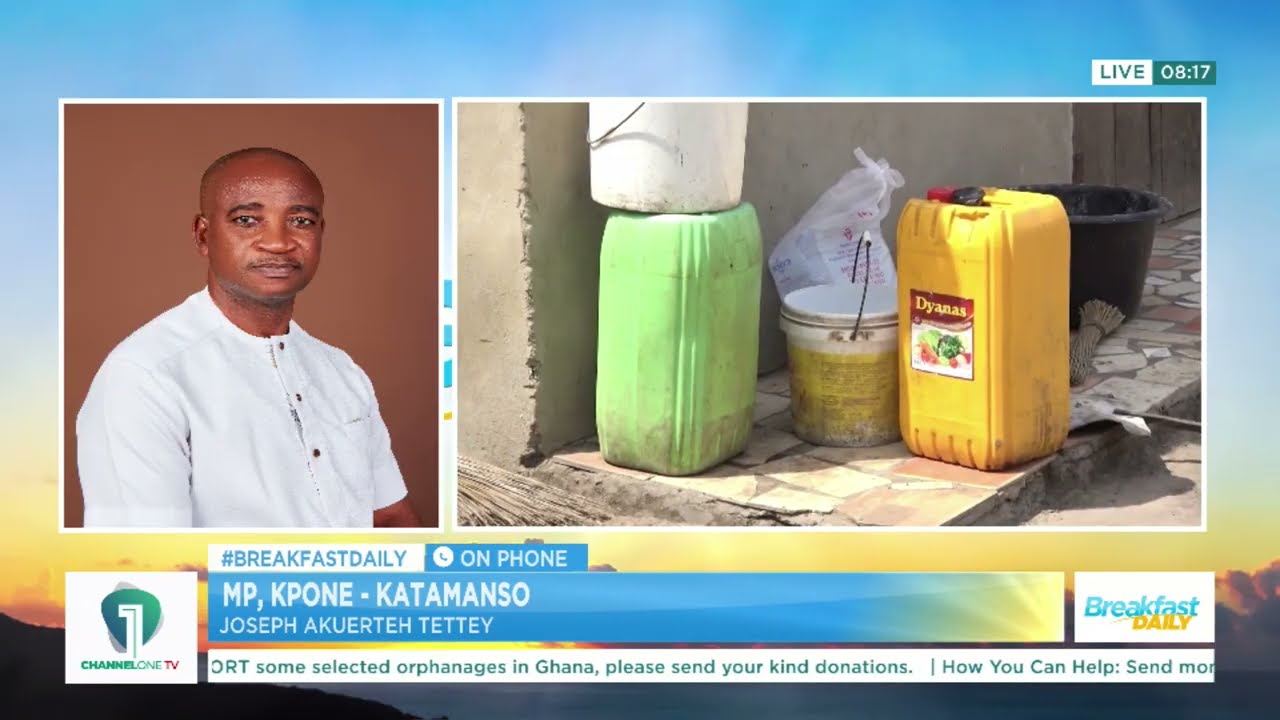 “My People Are Suffering.” Kpone Katamanso: No Water for Months! MP Pushes for Urgent Solution | BD
