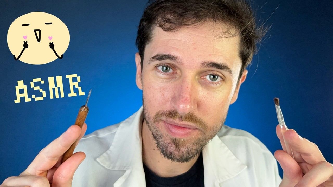 ASMR: Médico Resgatando a SENSIBILIDADE do seu rosto com TESTES EXTREMAMENTE RELEVANTES