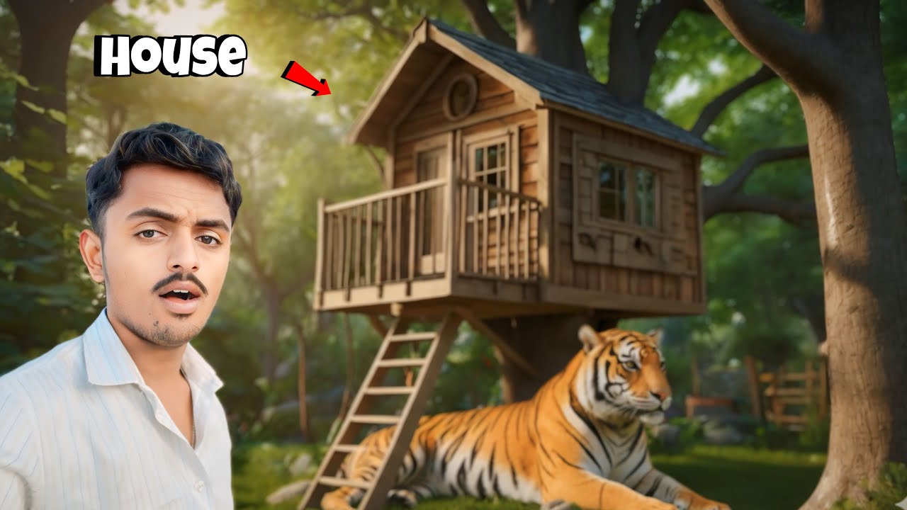 Tree House ||  Jungle Me Ghar Bnaya 😍 Vlogs 