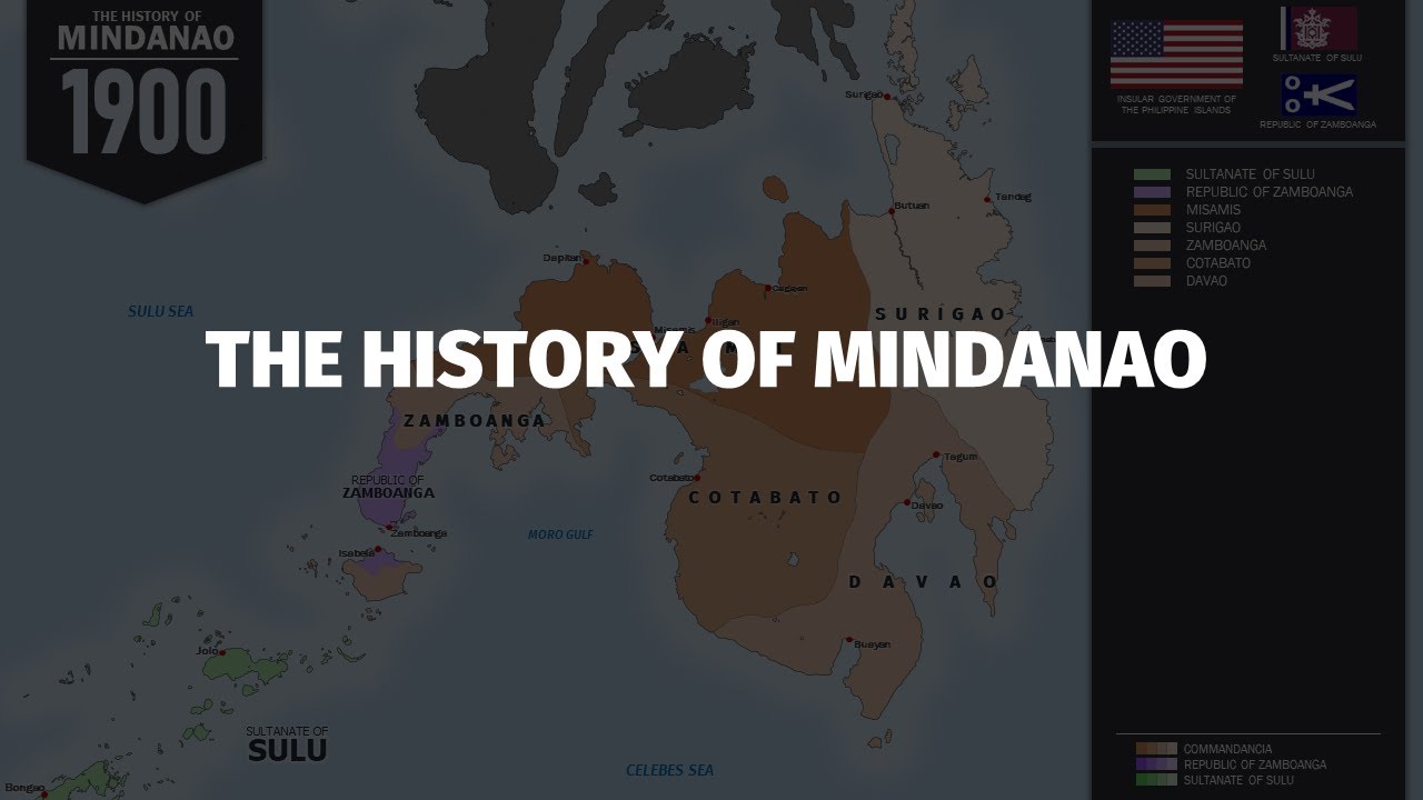 The History of Mindanao: Animated Timelapse Map of Mindanao’s Provinces Every Year (1900-2022)