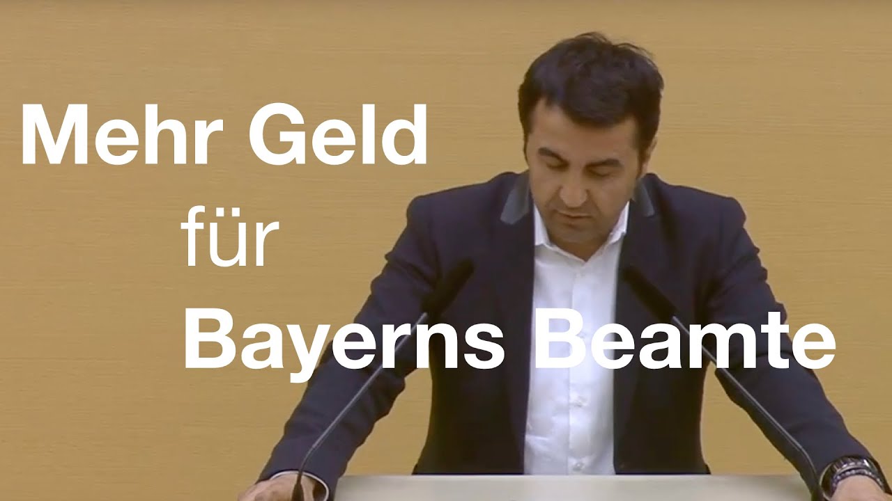 Mehr Geld f&uuml;r Bayerns Beamte: Arif Taşdelen findet die Idee gut!
