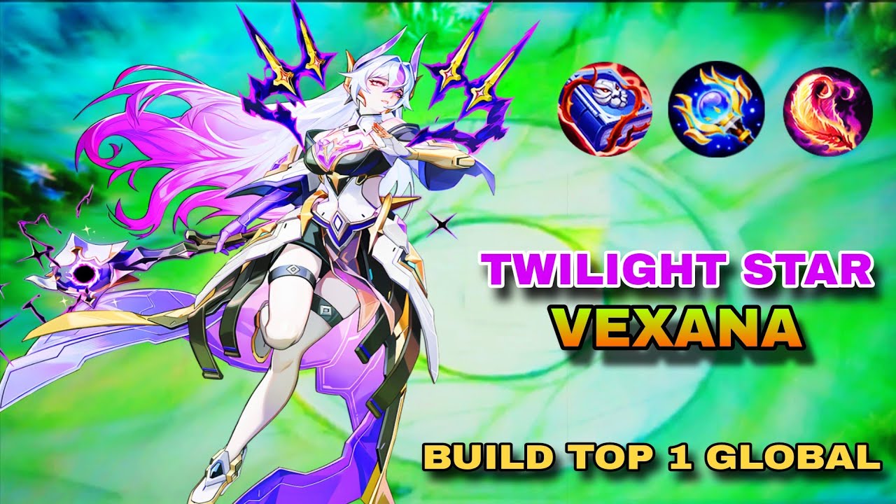 Геймплей VEXANA TWILIGHT STAR ⭐ | Лучшая сборка Vexana в мире ~ MLBB