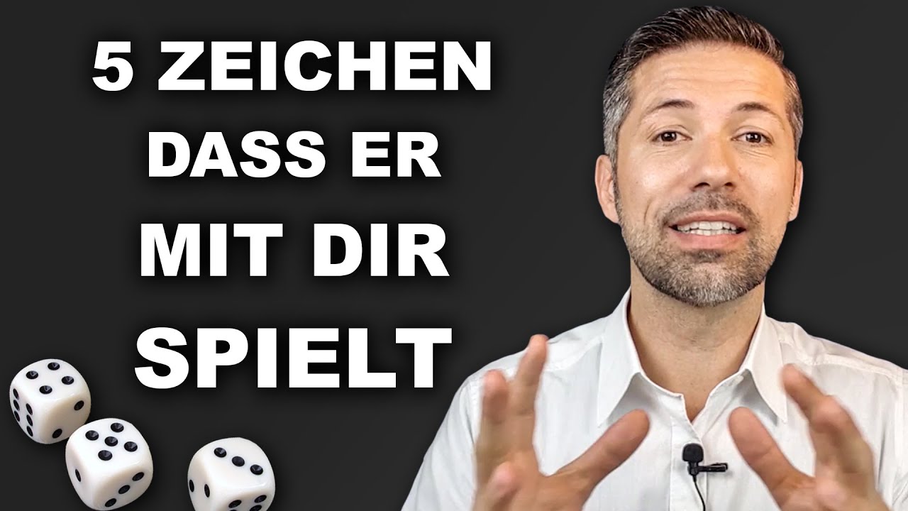 5 Anzeichen, dass ER nur mit dir spielt