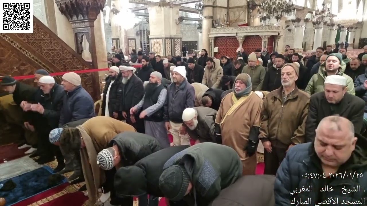 03 - صلاة الفجر للشيخ يوسف أبو سنينة من المسجد الأقصى - الأحد 6 شعبان (8) 1447 - 25 كانون2 (1) 2026م