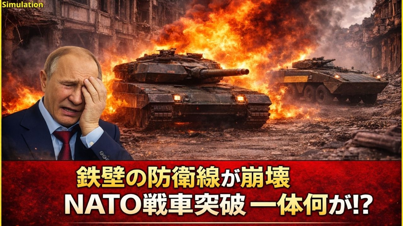 世界が凍りついた瞬間NATO戦車がロシア防衛線を貫通した日 | AI再現