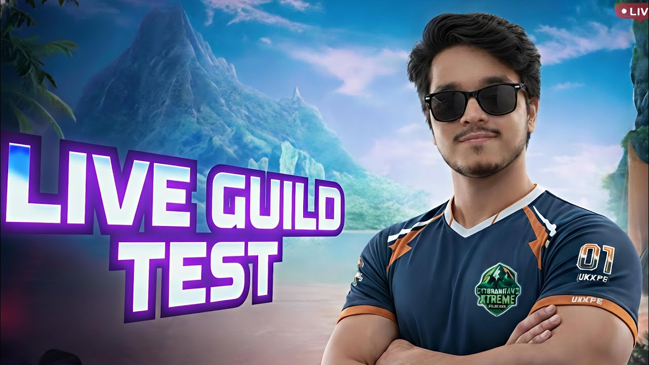 🔴[LIVE] ESPORTS GUILD TEST | FREE FIRE MAX GUILD TEST |