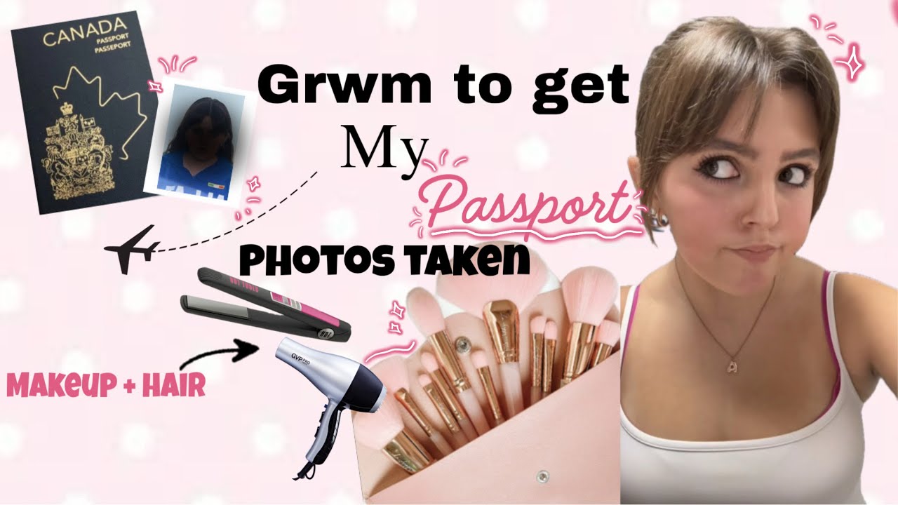 GRWM to get my passport photos taken! *Mini vlog*