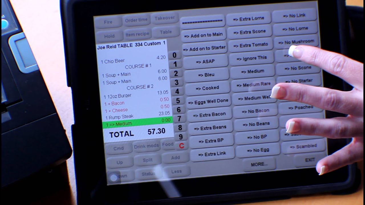 Maitre'D EPOS Hospitality Software Working With Apple iPad