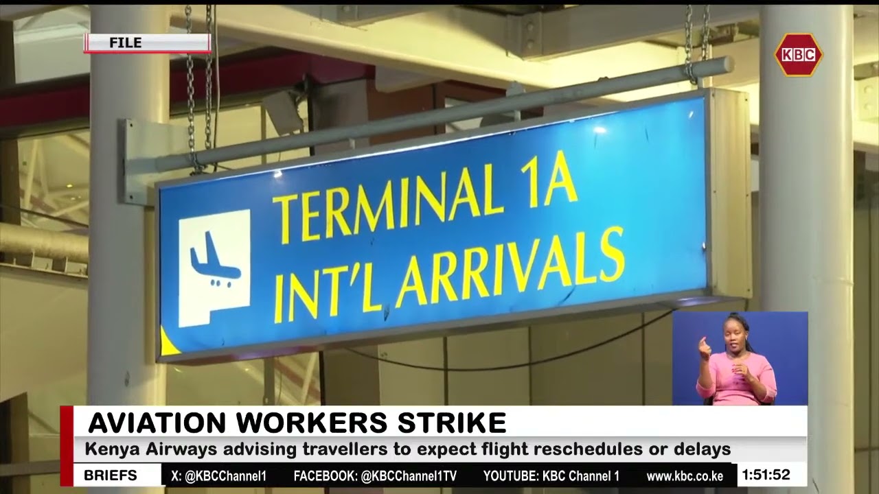 Travelers at Kenya airports, including JKIA, face flight delays amid aviation workers’ go-slow