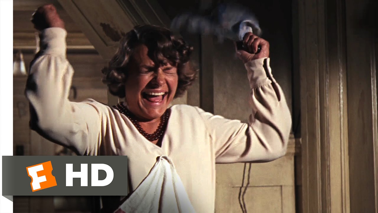 Bonnie and Clyde (1967) - Blanche Loses It Amid Bullets Scene (6/9) | Movieclips