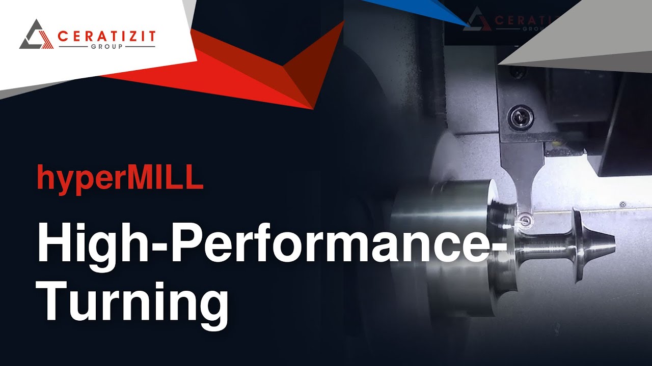 Trochoidal Turning with hyperMILL & MAXX Machining and Tools from CERATIZIT