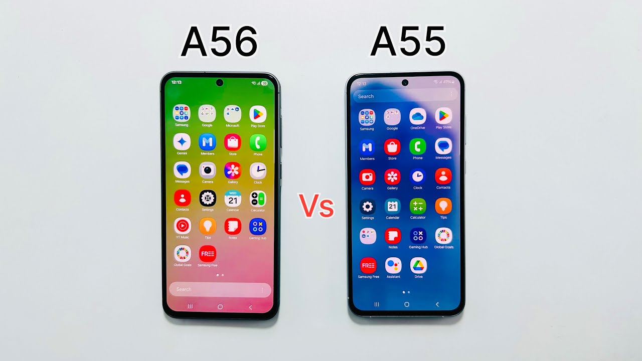 Samsung Galaxy A56 vs Galaxy A55 speed test comparison
