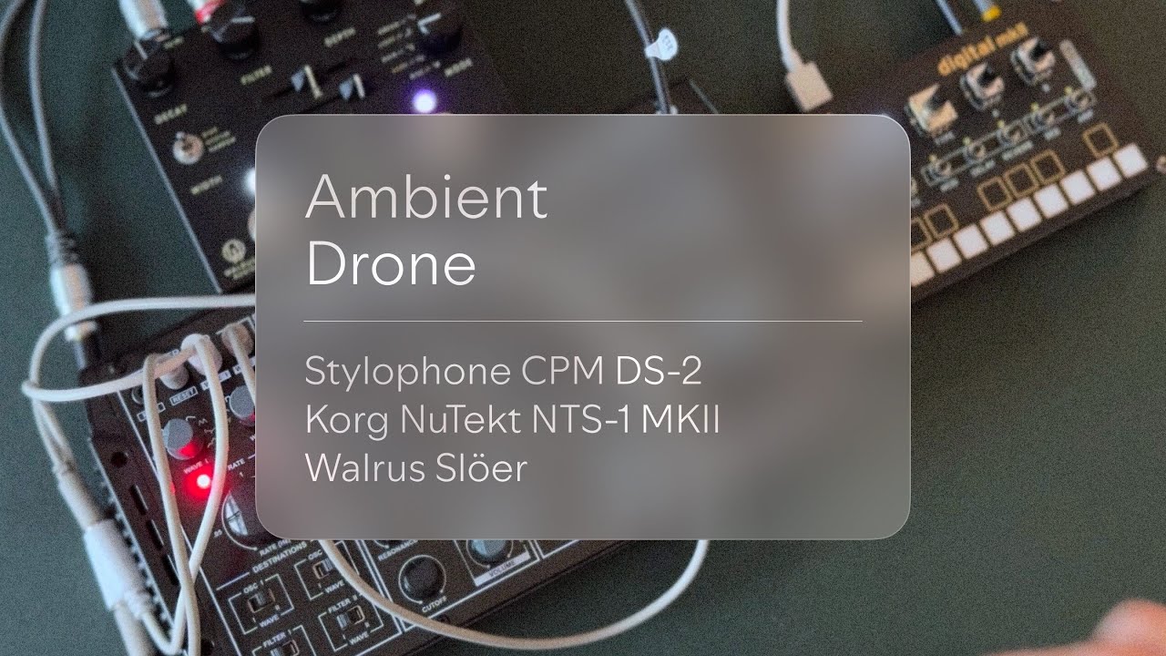 Sequencist - Ambient Drone w/ Stylophone CPM DS-2 Korg Nutekt NTS-1 MKII & Walrus Slöer