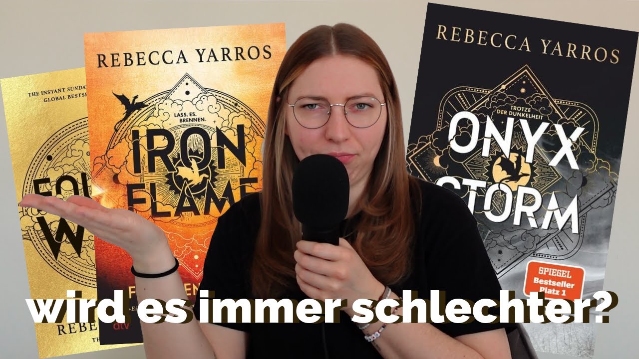 Ich habe FOURTH WING, IRON FLAME und ONYX STORM gelesen damit ihr es nicht müsst 🐉⚡️🌪️