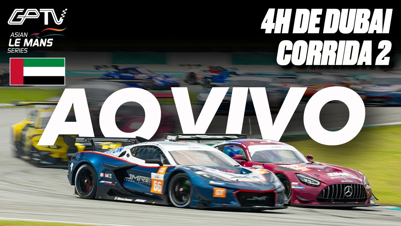 🔴4H DE DUBAI AO VIVO E COM IMAGENS | ALMS 2025 | CORRIDA 2 | 4ª ETAPA (Asian Le Mans Series)