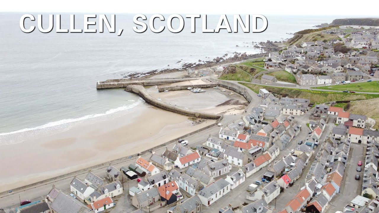 CULLEN BEACH | SCOTLAND | DRONE FOOTAGES | #djimini2 #cullen