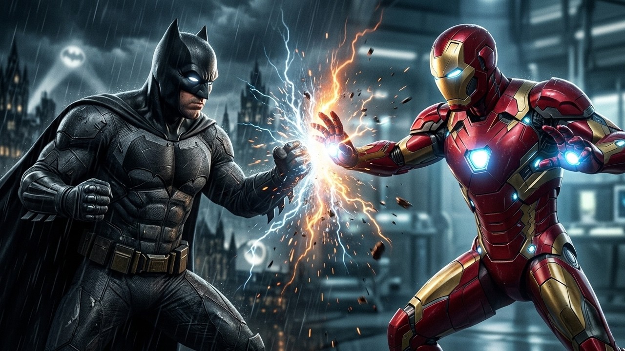 Ironman vs Batman Full Battle
