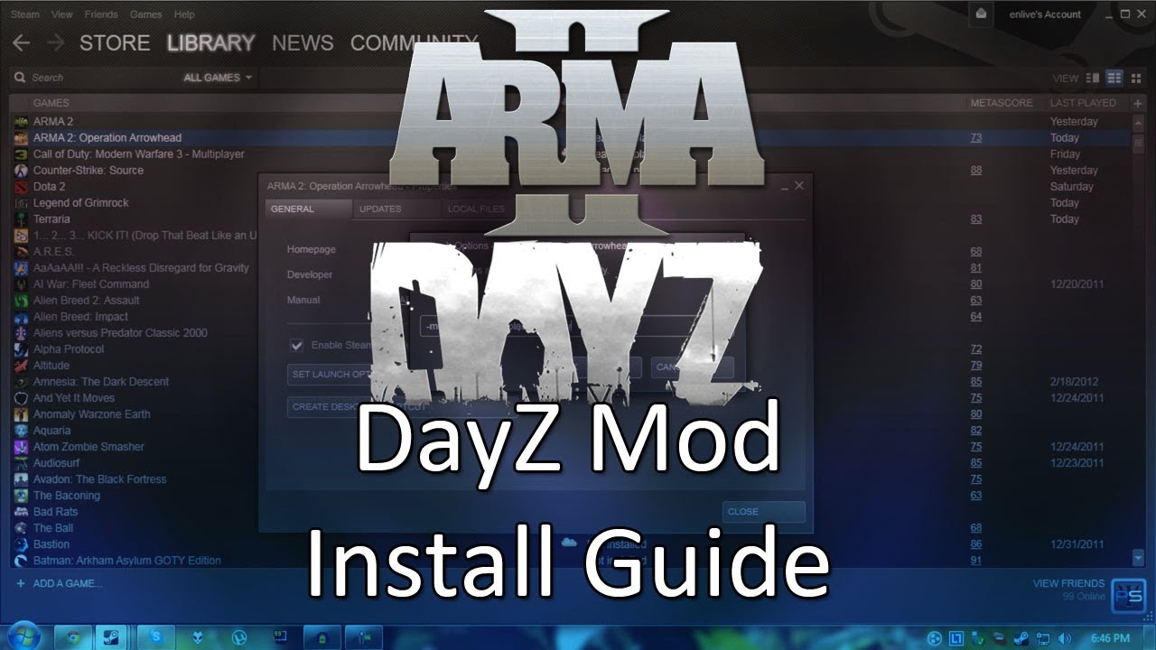 ARMA 2: DayZ Mod Installation!