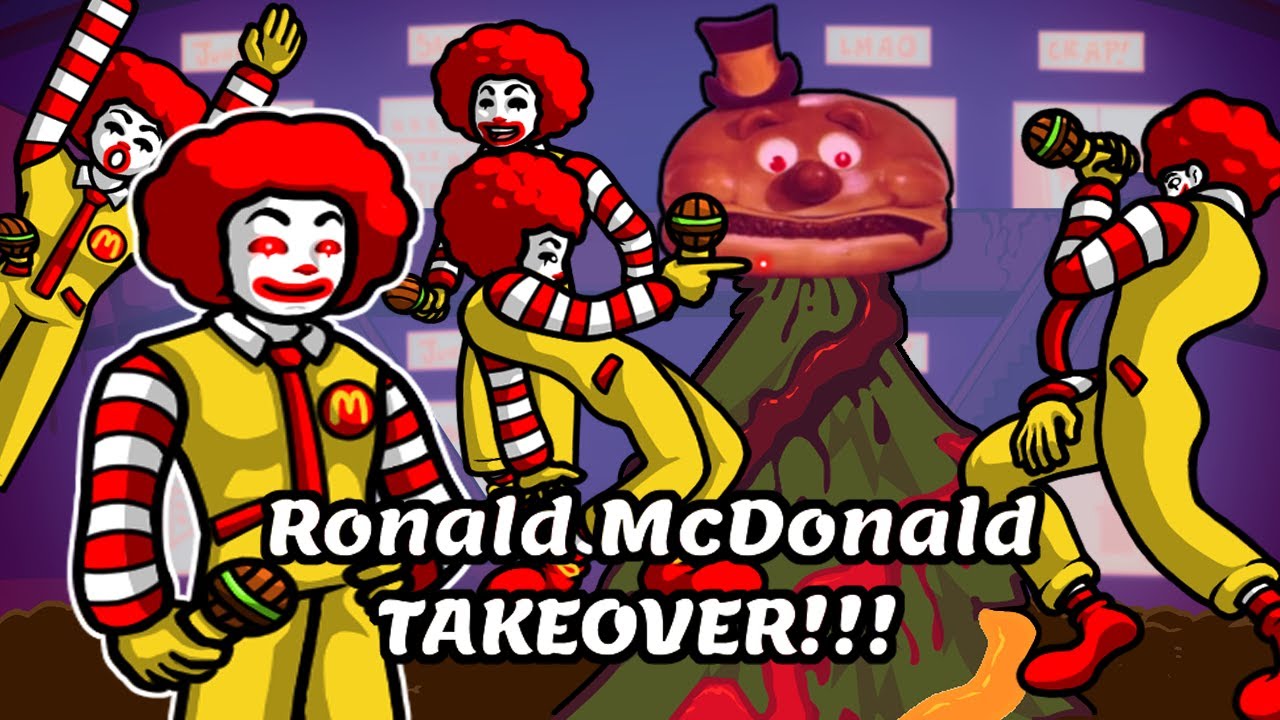 WARNING!! RAGE!!! RONALD MCDONALD COMPLETELY TOOK OVER THIS VIDEO | Friday Night Funkin [Ronald Mod]