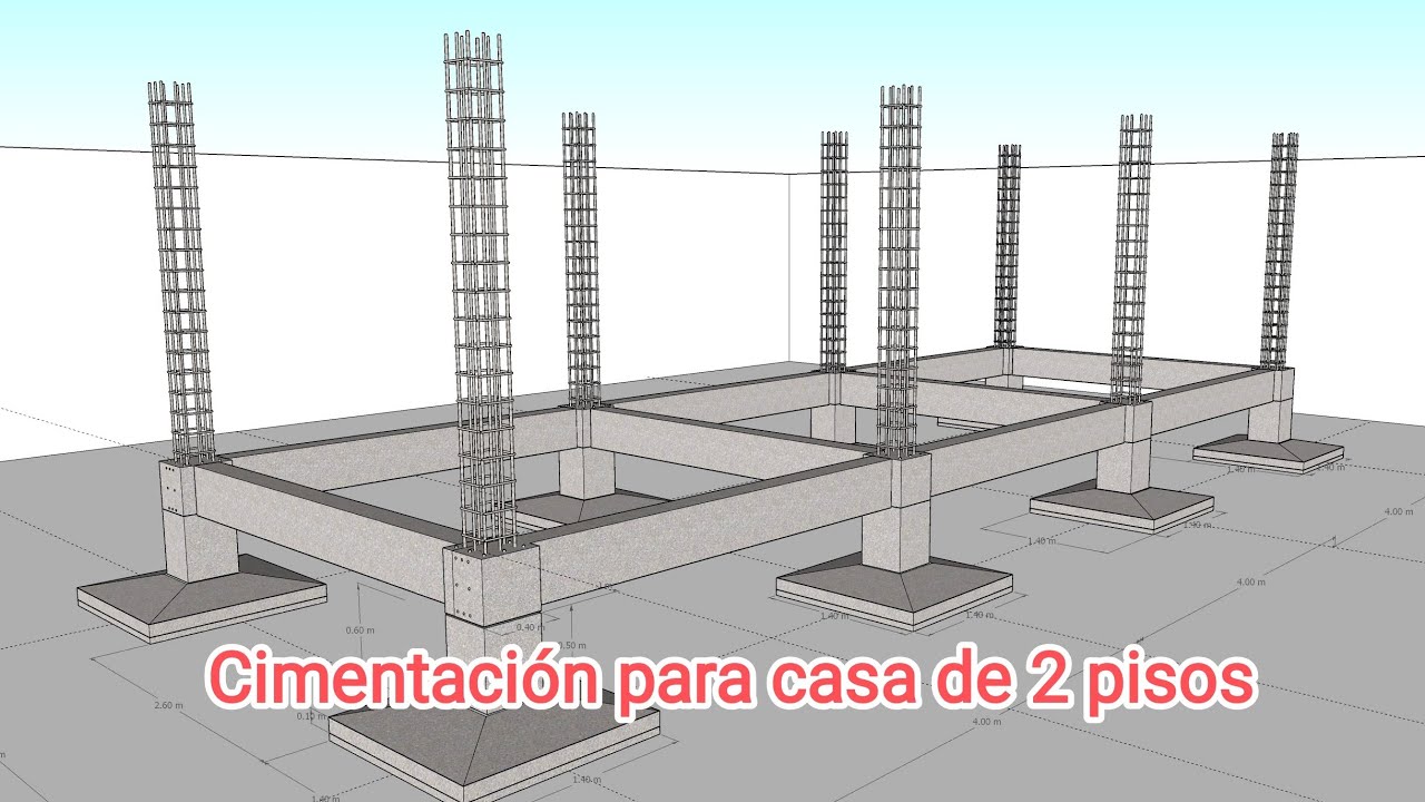 Cimentación para Casa de dos Pisos - Proceso Constructivo