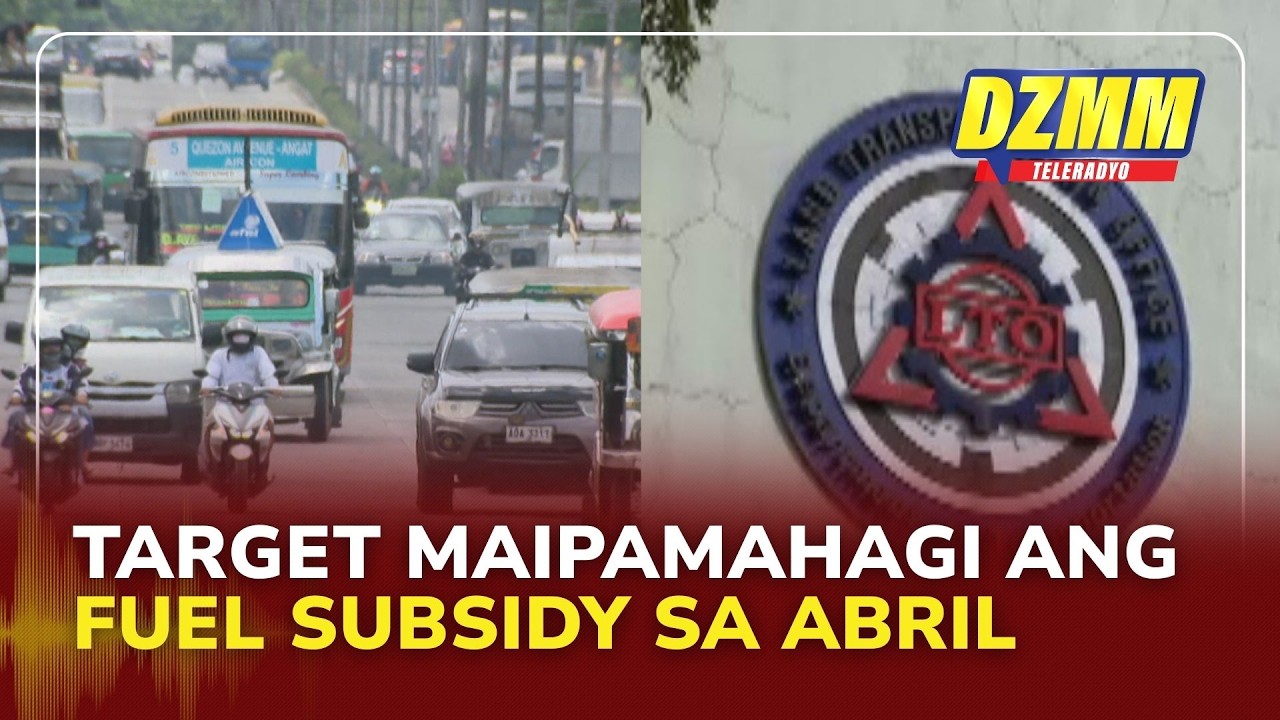 DOTr eyes to roll out fuel subsidy in April | Radyo Patrol Balita (06 March 2026)