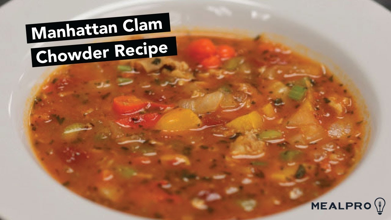 How to Make the Best Manhattan Clam Chowder Recipe | Red Clam Chowder Recipe | New York Clam Chowder
