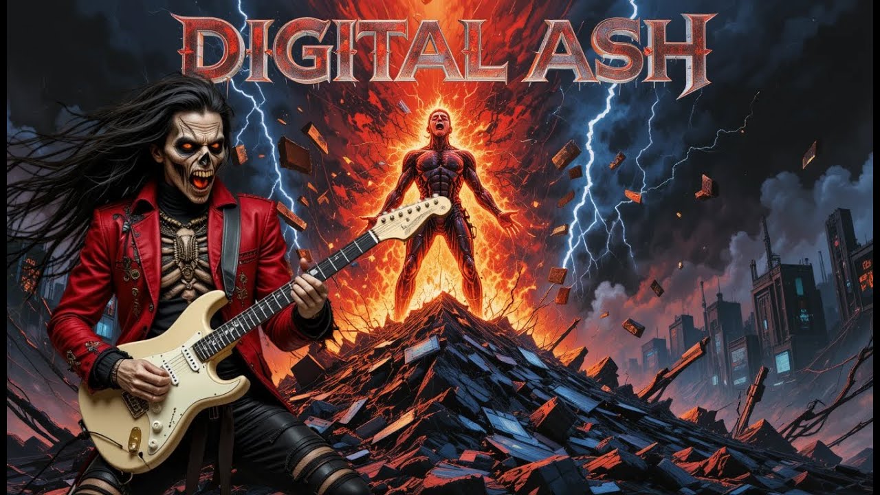 Digital Ash | High-Energy Heavy Metal Anthem (80s Inspired)