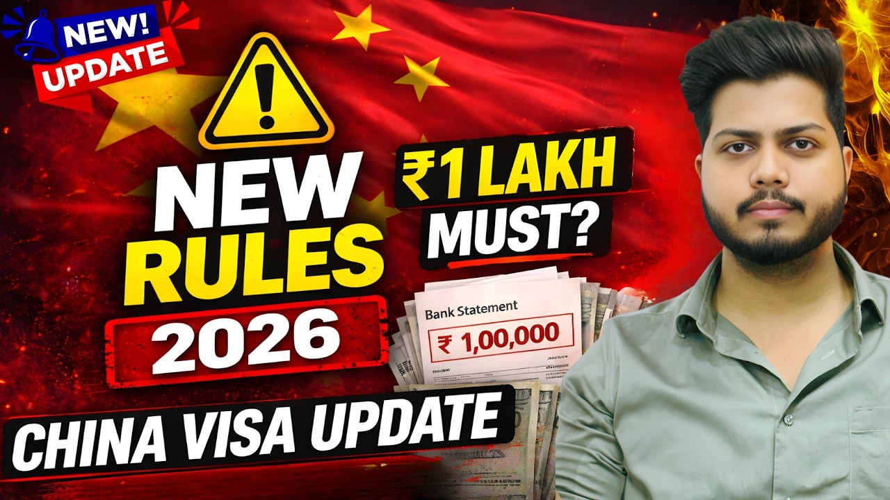 🇨🇳 China Visa New Rules 2026 | Tourist & Business Visa Latest Updates!