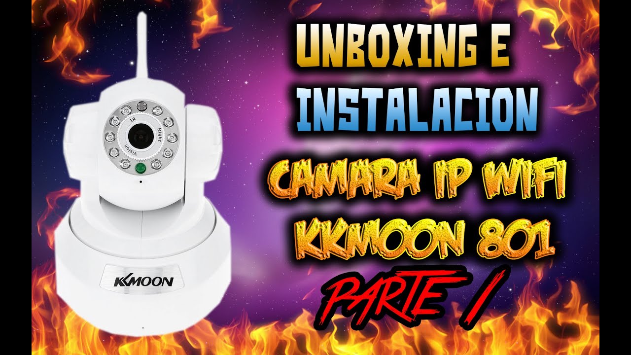 Camara Ip Wifi / Lan Con Visión Nocturna Y Movimento KKMOON 801 Camara de Seguridad