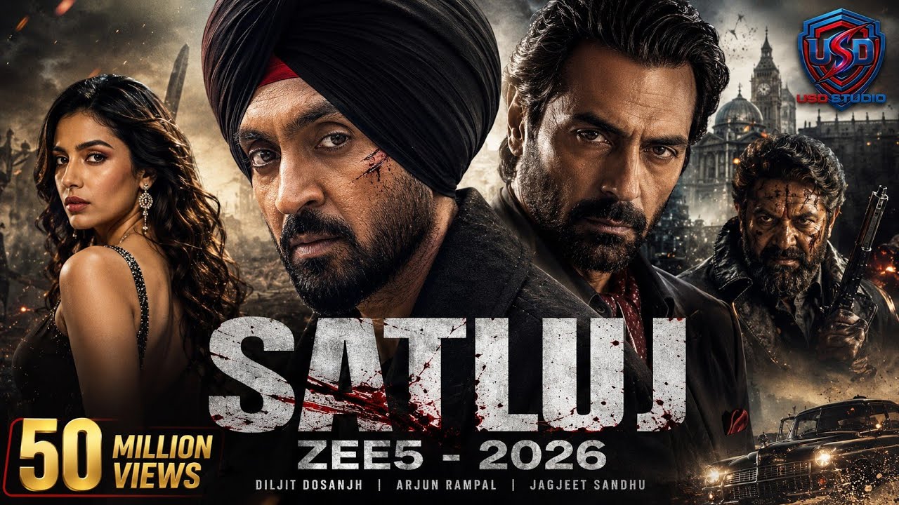 Satlu Zee5 - Full Movie Hindi 2026 | Diljit Dosanjh | Arjun Rampal | Jagjeet Sandhu