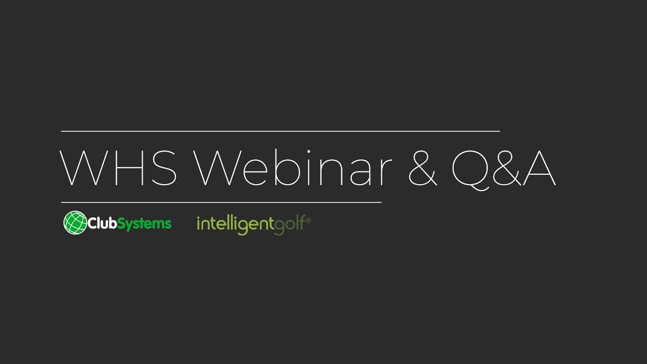 WHS 2024 Changes Webinar and Q&A