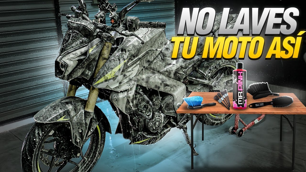 Esta es la manera CORRECTA de lavar tu MOTOCICLETA | PULSAR NS400Z