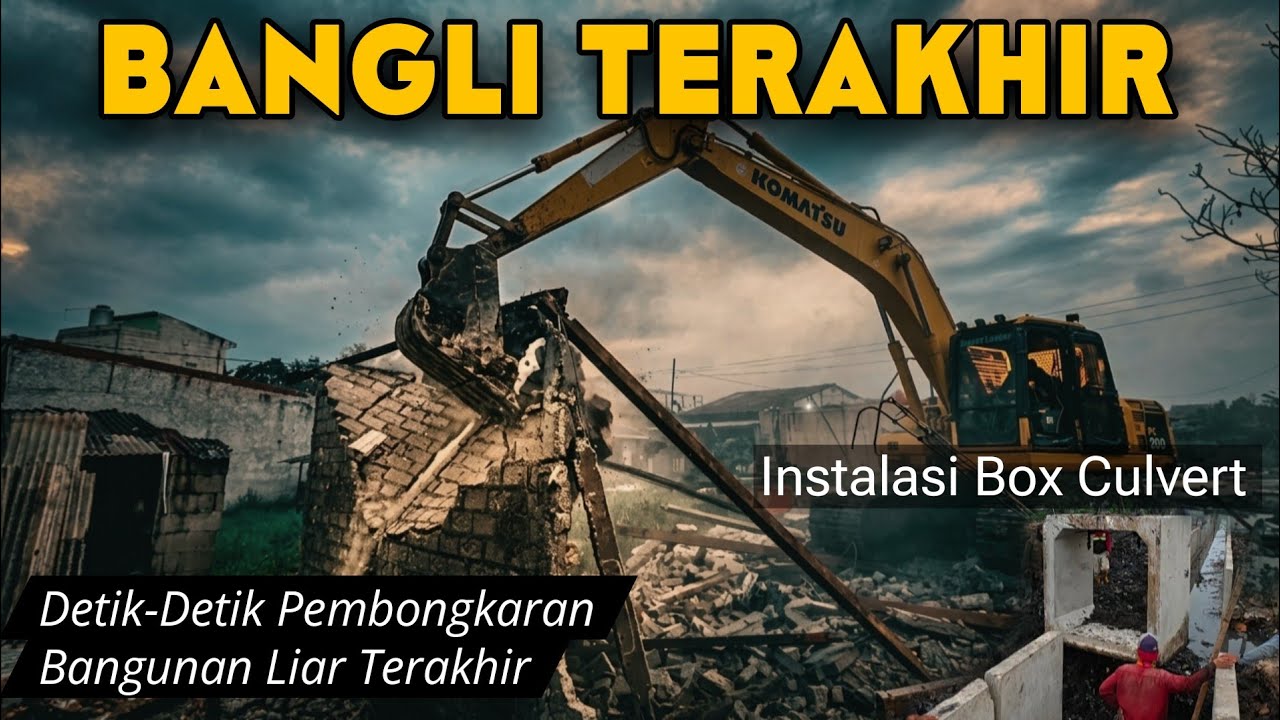 Bangli Terakhir Bekasi Jaya Rata Tanah, Instalasi U-Ditch & Box Culvert Dikebut #kdm 