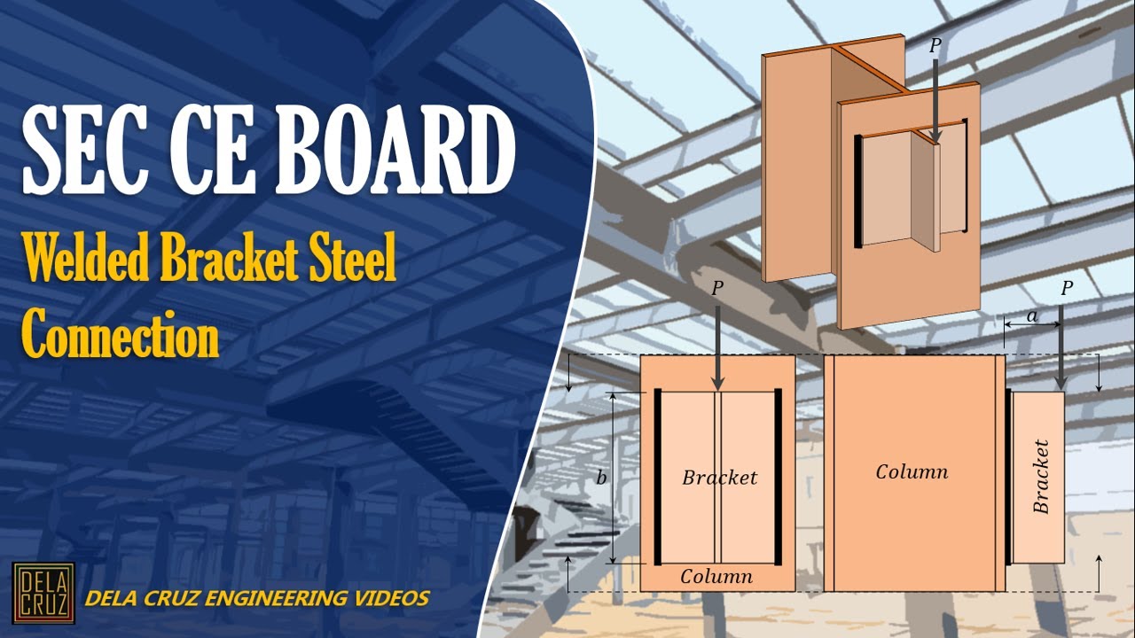 WELDED BRACKET CE BOARD PROBLEM | STRUCTURAL ENGINEERING | DE LA CRUZ TUTORIALS