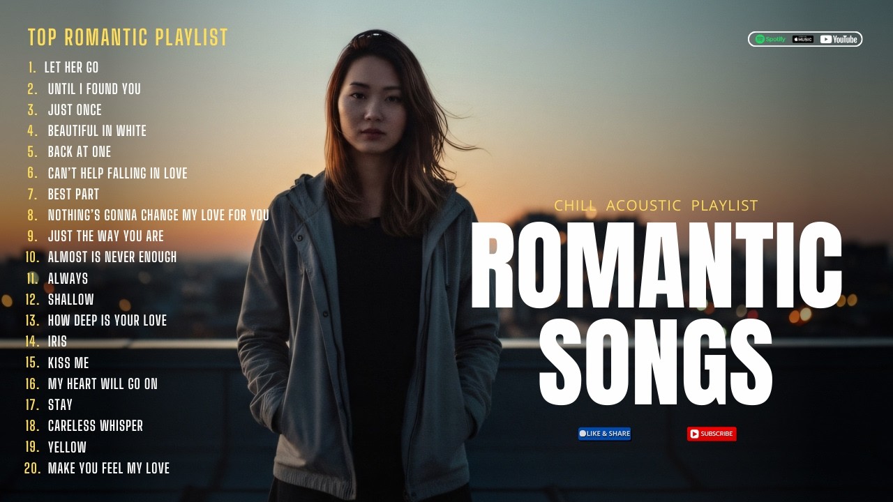 Romantic Music | English Love Songs ~ Music For Work